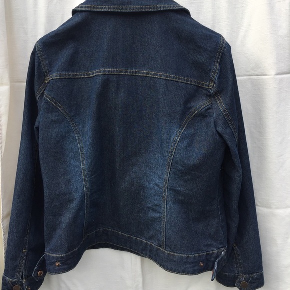 Christopher&Banks blue denim jean jacket - Picture 5 of 9